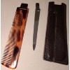 Image 6 : Vintage ZIPPO Refillable Lighter w/ Genuine Leather Belt Sheath & Pocket Comb/Nail File