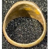 Image 2 : German Waffen SS Officer Ring Marked A.B 83.5% Silver 