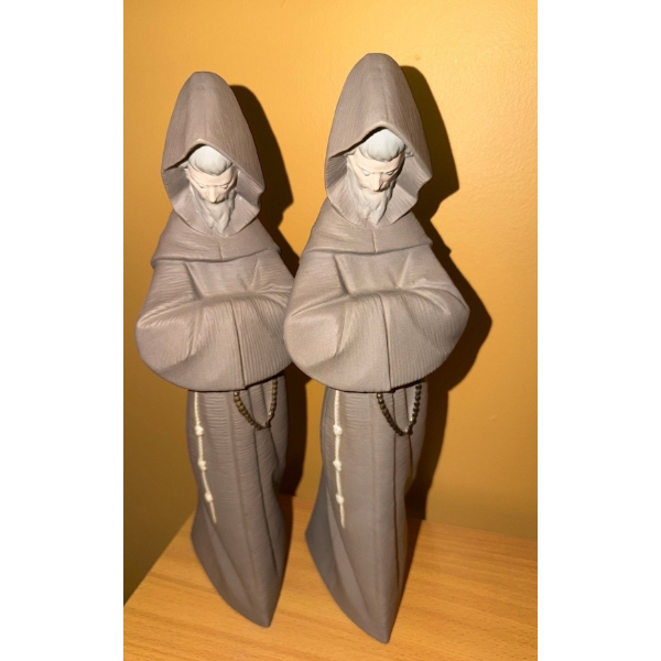 Pair of Lladro Monks 13.5 T