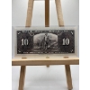 Image 2 : 1937 pink $10 bank of Canada note Gordon & Towers  UNC A/T8756449 