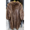Image 5 : Custom-Made Mink Fur Coat by Furs by Lister, Size S/M, Brown