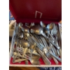 Image 1 :  box of un research, silver plated cutlery number of different items great for a treasure hunt