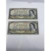 Image 1 : 1954 $20 Canadian Banknotes