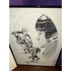 Image 3 : Kraft NHL Hockey Framed Sketches/ Drawings- Wayne Gretzky & Mark Messier