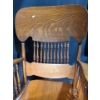 Image 3 : Wooden Rocking Chair w/ Spiral Details 25.5 W, 33 D, 38 T 