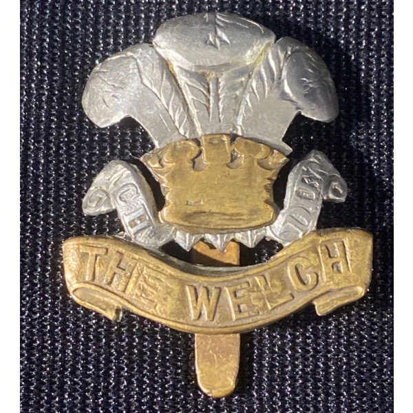 British Army Cap Badge for The Welch Regiment