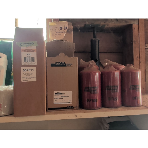 Contents Of Top Shelf- Assorted Oil Filters & More