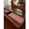 Image 9 : Art Nouveau Mahogany Table w/ Mirror - 67.5W, 26D, 77T