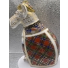 Image 2 : Gorgeous English Royal Crown Derby Bone China Scottish Terrier Sinclair Tartan 341/500 - 6In Tall 