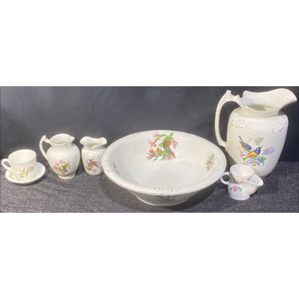 Baker & Co Porcelain Water Basin Set