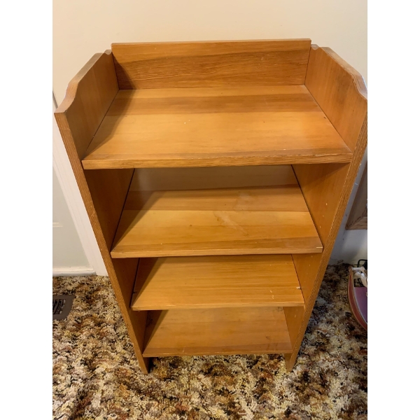Wooden  Shelf  36"T/15"W/19"L