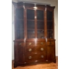 Image 3 : Stunning Vintage Federal Style Mahogany Bowfront China Cabinet 60x17x82