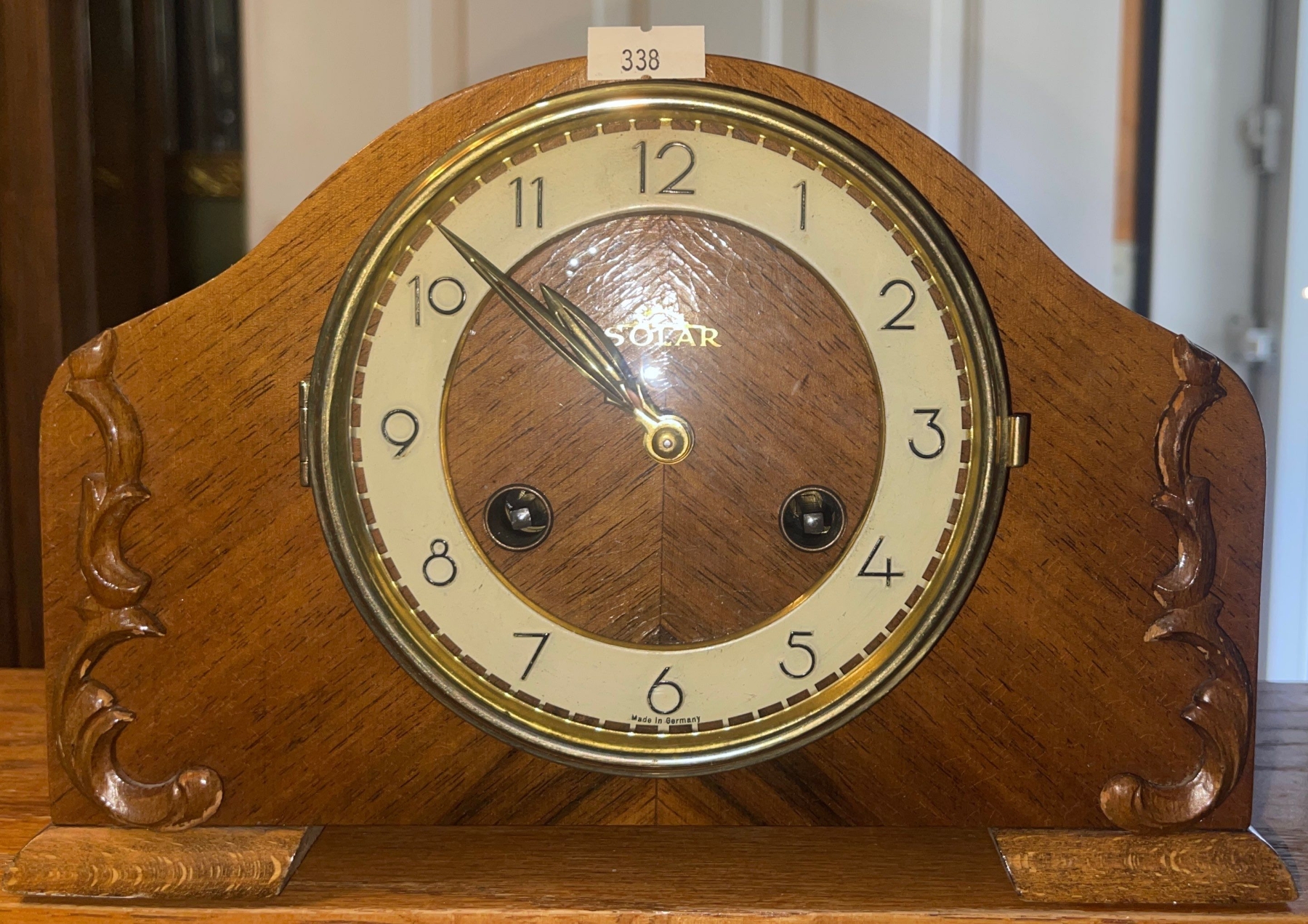 Solar Mid Century Antique Clock - Solar was part of Rolex Clock Co ...