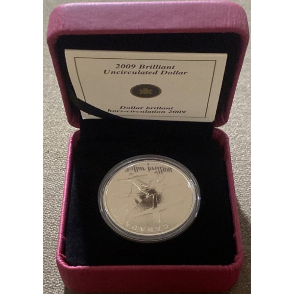 2009 Brilliant Uncirculated Dollar 92.5% Silver 25.175 Grams