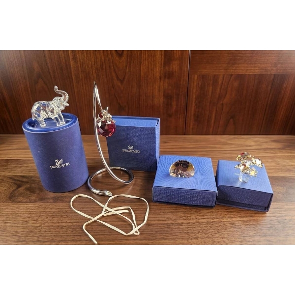 Swarovski Crystal Figurines and Decor with Original Packaging