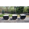 Image 1 : 3 XL Ceramic Garden Planters ( Soil Inside Included)