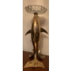 Image 4 : Mid Century Brass Ash Tray 18T Dolphin Motif