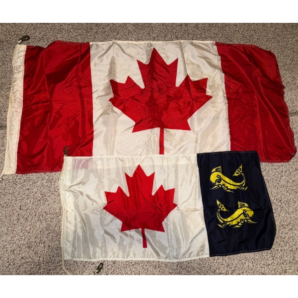 Maple Leaf Flag w/ Canadian Novelty Flag