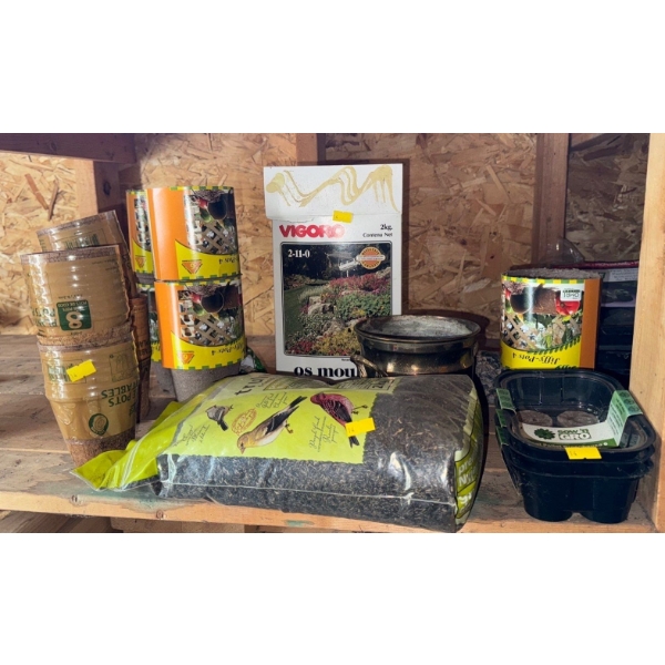 Large Garden Set - Soil, Seed Starters, Pots, Decorations and More! 