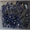 Image 1 : Dark Blue Natural Sapphire 20 ct Round Facet Cut