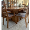 Image 3 : Table w/ 6 Chairs (Table & Chairs Only, Leaf Missing, A Couple Chair Hinges Loose) - 41W, 66D, 29T 