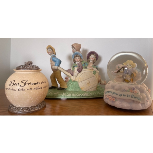 Shelf Decor Collection - Figurines Candle Holder Trinkets & More 6T