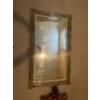 Image 2 : Large Ornate Mirror 31x55, Copper Clock 25Hx35W