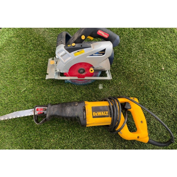 Corded Power Tools - DeWalt Reciprocating Saw w/ Mastercraft Circular Saw 
