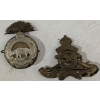 Image 1 : Canadian Military Cap Badges - Edmonton Fusiliers & Royal Regiment Of Artillery 