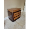 Image 2 : Stunning SHERRILL 3 Drawer End Table 26x13x23 w/ Gold Accents