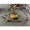 Image 7 : Civil War Cavalry Stirrup & Harness & Antique U.S. Quartermaster Corps (USQMC) Metal Bucket