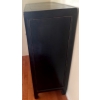 Image 3 : Antique Chinese Black Lacquer Wedding Cabinet ft. Gilt Motifs & Bronze Hardware 