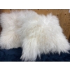 Image 2 : Decorative Ceramic Figurines, Metal Candle Holder with Sphere, and Faux Fur Pillows