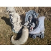Image 1 : Outdoor Garden Decor Including: Resin Angel w/ Women 11 X 13, Roller Skate, Pepper and More!