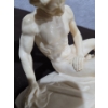 Image 8 : Santini Sculpture Wounded Man 8 Inches Long 5 Inches Tall