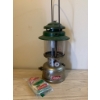 Image 1 : Coleman Lantern with Pyrex Globe, Vintage Fishing Kit, Flashlight