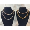 Image 1 : Handmade Natural Pearl Necklaces - 16 Inches Long