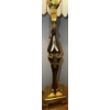 Image 3 : Stunning Stained Glass Tiffany Style Table Lamp w/ Solid Brass Base 26'Tall