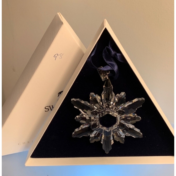 Swarovski Crystal 1998 Christmas Ornament 