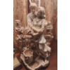 Image 3 : Decorative 'Lovers' Lamp 27T w/ Geriatric Pair Ceramic Figurine