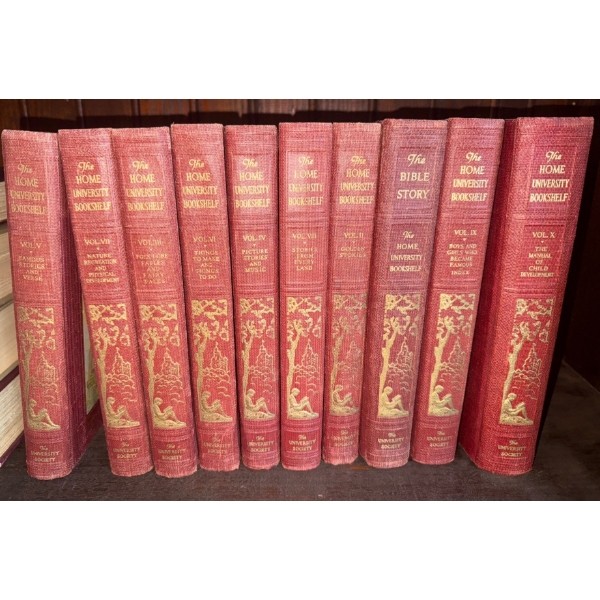 The Home University Bookshelf -10 Different Volumes