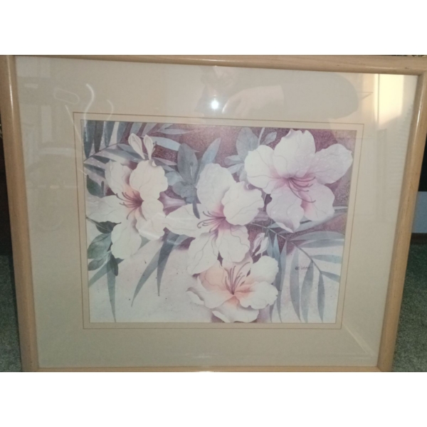 Three Framed Art Prints No Signature On Any