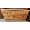 Image 4 : Light Wood Long Boy Dresser With Multiple Drawers and Spacious Design