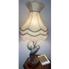 Image 3 : Beautiful Crane Lamp w/ Tasseled Shade 28T Octagonal End Table & More