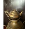 Image 4 : Antique Brass European Samovar  w/ Teapot and Keys - 20T