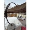 Image 5 : Massive Cantilever Umbrella w/ Octagon Shade Replacement Fabric & Wovan Outdoor Rug 