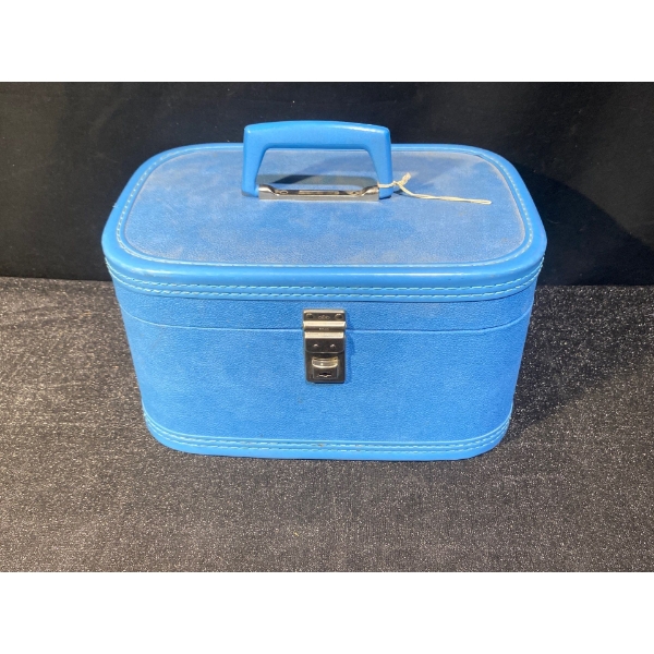 Blue Hard Sided Carrying Case
