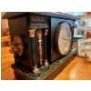 Image 4 : Cathedral Gong Mantle Clock Circa 1921 with keys.