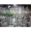 Image 1 : Assorted Stemware Including 2 Flutes and Several Wine Glasses