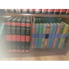 Image 5 : Bookshelf with Colliers Encyclopedia Set, Yearbooks, and Two Magazine Holders